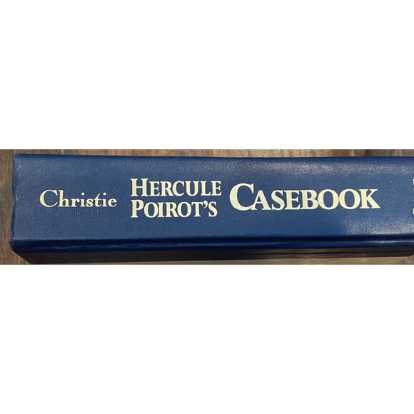 Hercule Poirots Casebook Hardcover Agatha Christie 1984 Readers Digest Edition - Picture 1 of 5